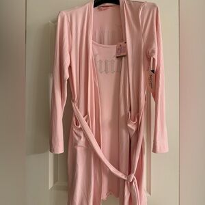 Brand new two piece loungewear set juicy couture, Lola pink size medium